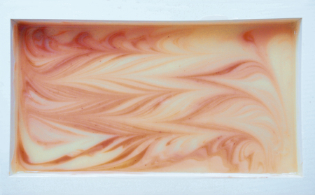 swirling cold process soapの写真素材