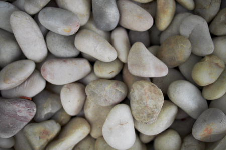 close up white river pebblesの写真素材