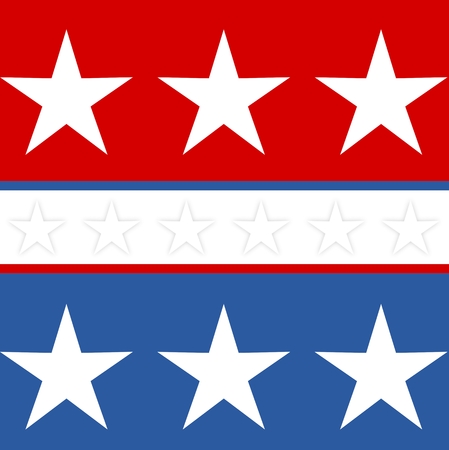 Stars - American flagのイラスト素材