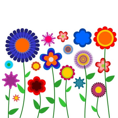 Spring floversのイラスト素材