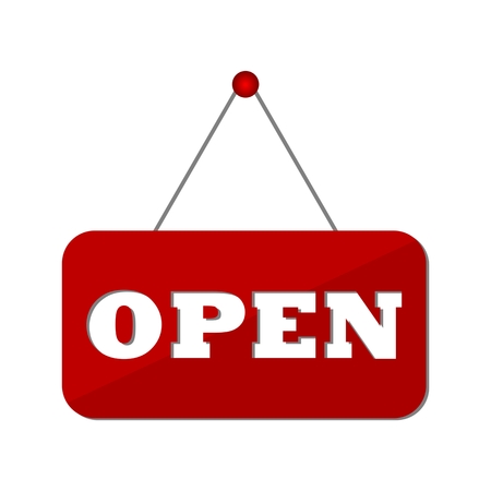 Open Sign - Illustrationのイラスト素材
