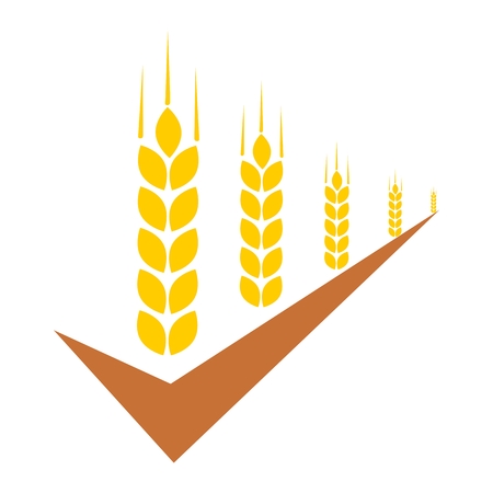 Agricultural - wheat icon Illustrationのイラスト素材