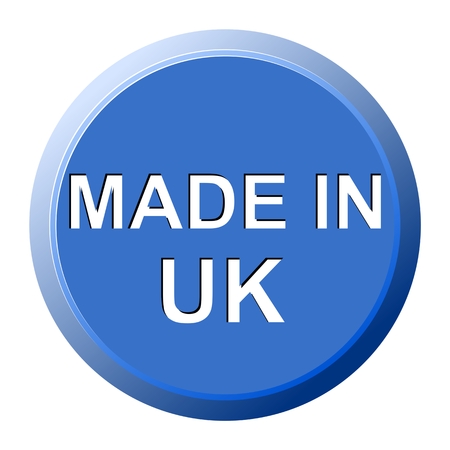 Made in UK buttonのイラスト素材