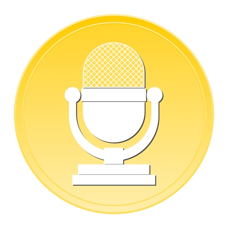 Microphone Iconのイラスト素材