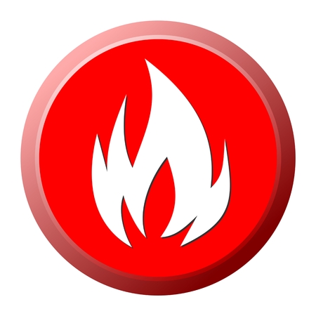 Flame Iconのイラスト素材