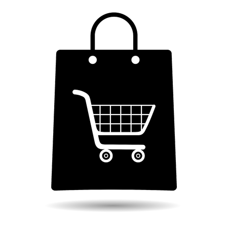 Shopping Bag Cart Iconのイラスト素材