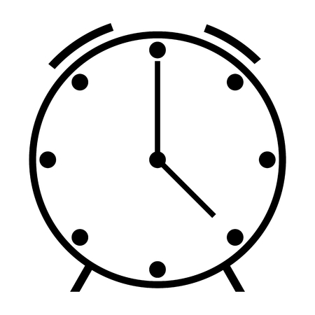 Clock icon , Vector illustrationのイラスト素材