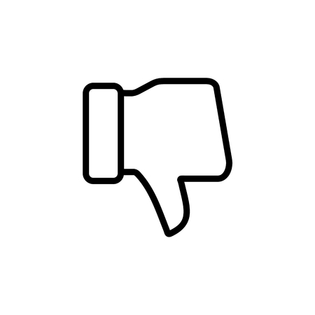 Dislike Iconのイラスト素材