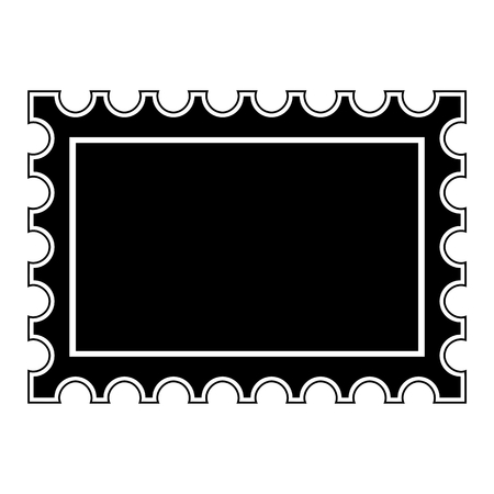 Blank post stampのイラスト素材