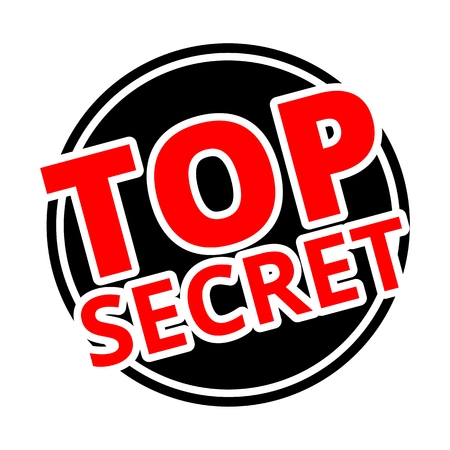 Top Secret black circleのイラスト素材