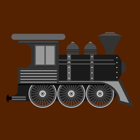Steam Locomotive Trainのイラスト素材