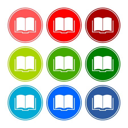 Book Icons Circularのイラスト素材