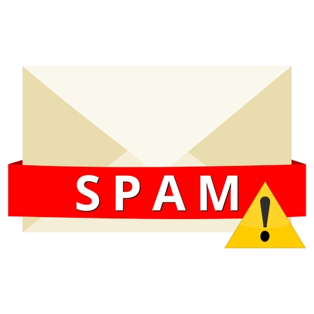 Spam Hazard signのイラスト素材