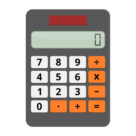Calculator Vector Iconのイラスト素材
