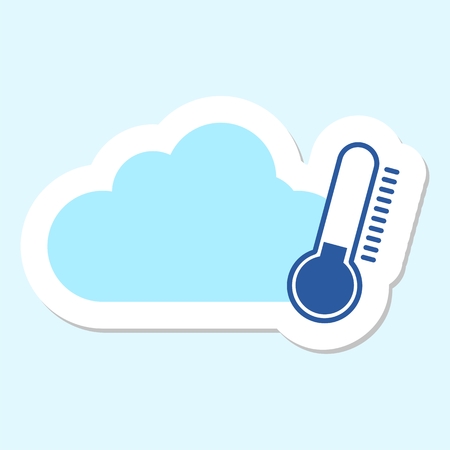 Weather symbol coldのイラスト素材
