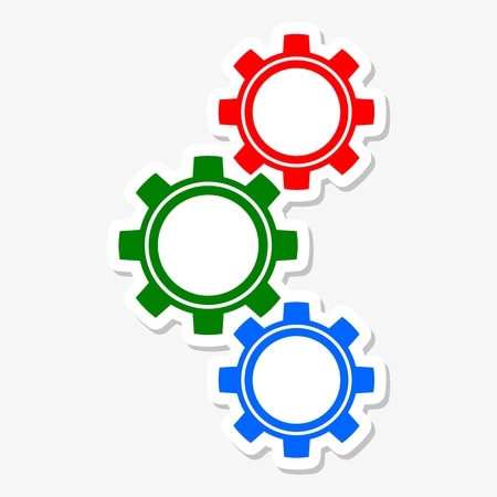 Gears colorのイラスト素材