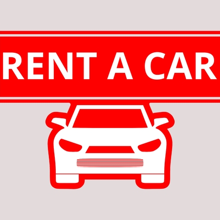 Rent a Car Transportation designのイラスト素材