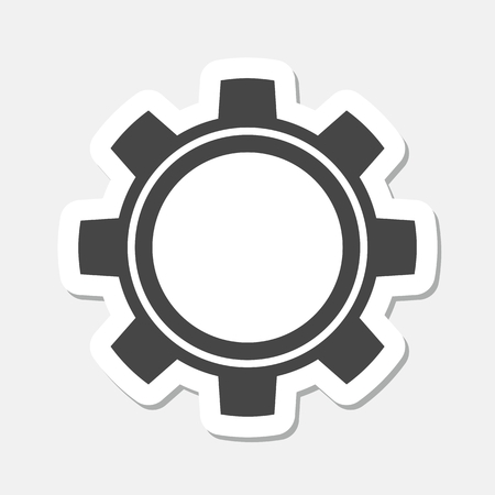 Gear stickerのイラスト素材
