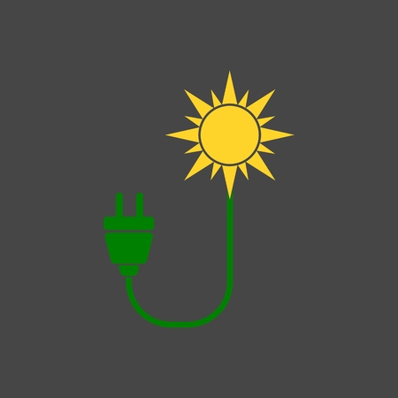 Eco energy logoのイラスト素材