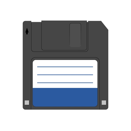 Magnetic floppy disc icon