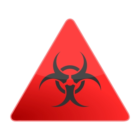 Biohazard sign iconのイラスト素材