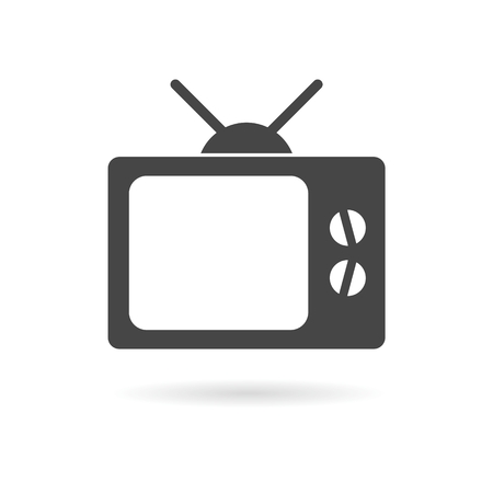 Simple Retro TV iconのイラスト素材