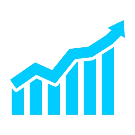 Business graph and chartのイラスト素材