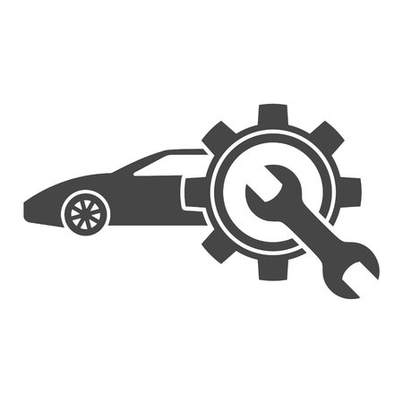 Car service iconのイラスト素材