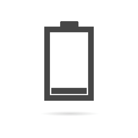 Battery low iconのイラスト素材