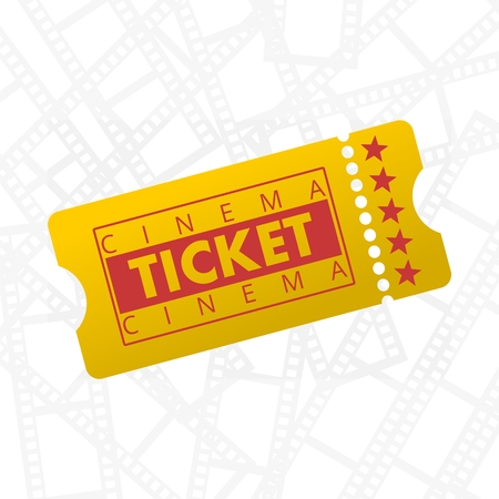 Cinema Ticketのイラスト素材