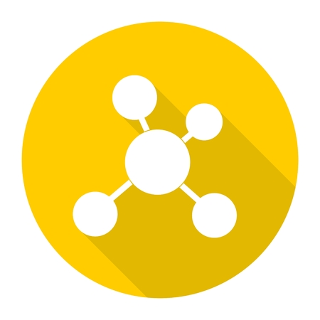 Molecule iconのイラスト素材