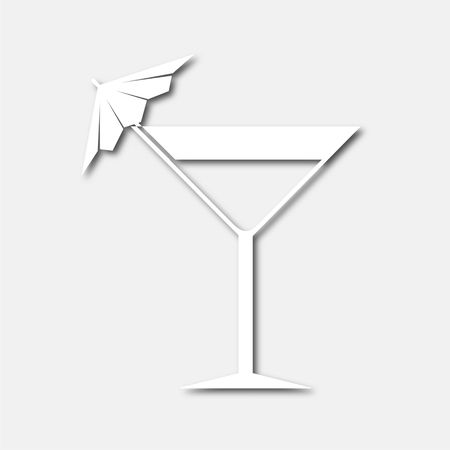 Martini glass iconのイラスト素材