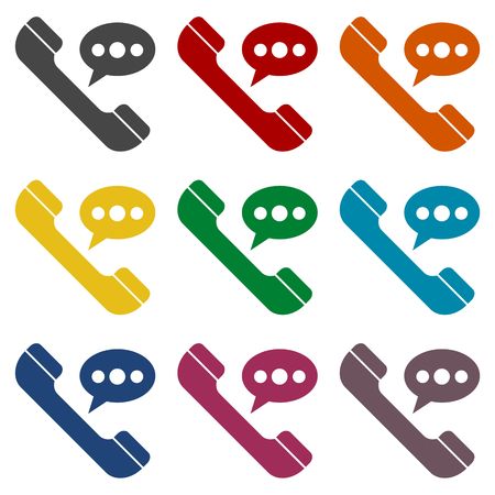 Voice message icons setのイラスト素材