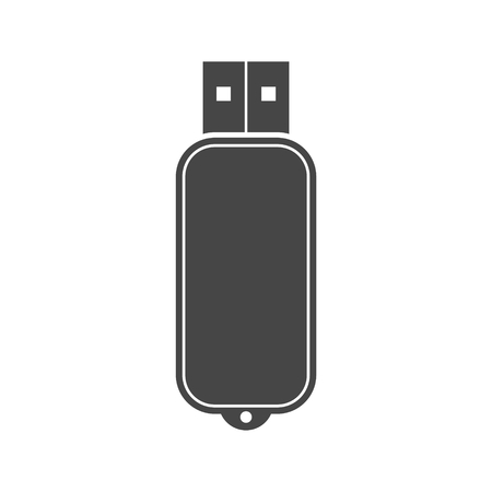 Usb flash memory iconのイラスト素材