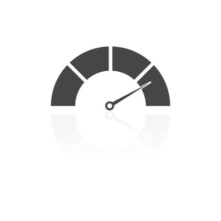 Speedometer iconのイラスト素材