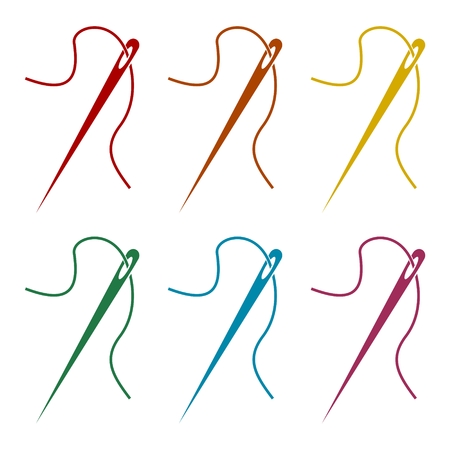 Needle icons setのイラスト素材