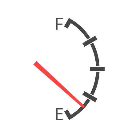 Gas tank illustration on whiteのイラスト素材