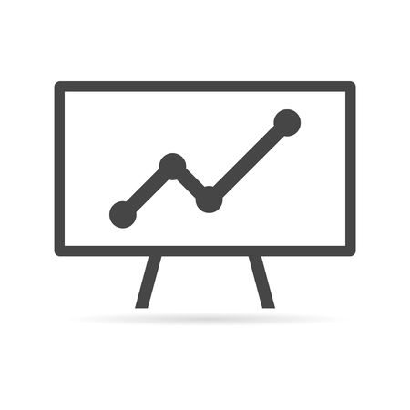 Presentation - vector iconのイラスト素材