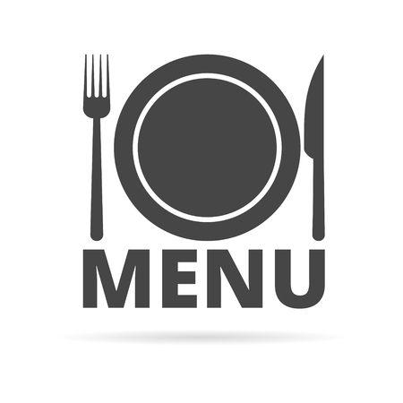 Menu icon, restaurant signのイラスト素材
