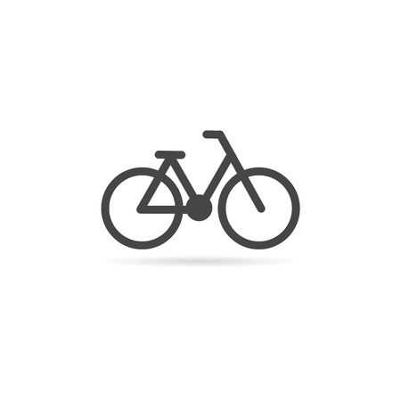 Bicycle symbol and iconのイラスト素材