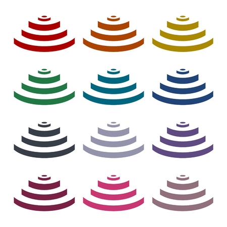 Dumbbell Icons setのイラスト素材