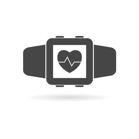 Smartwatch wearable technology symbolのイラスト素材