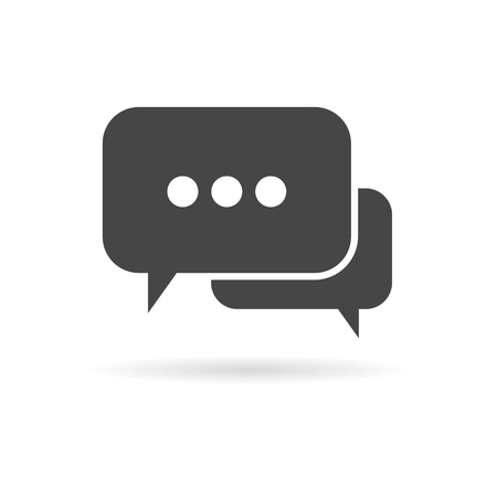 Speech bubbles, Forum icon, Blog iconのイラスト素材