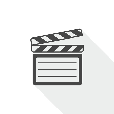 Vector clap board iconのイラスト素材