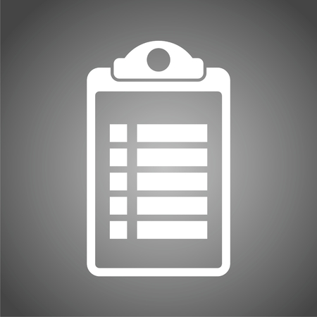 Checklist vector iconのイラスト素材