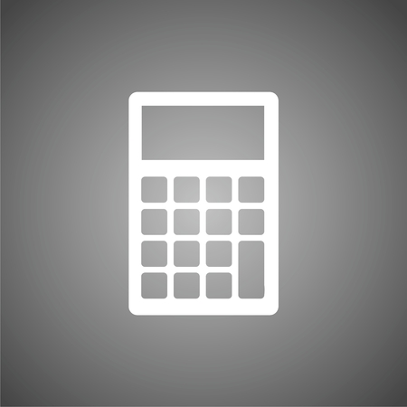 Calculator icon, vector illustrationのイラスト素材