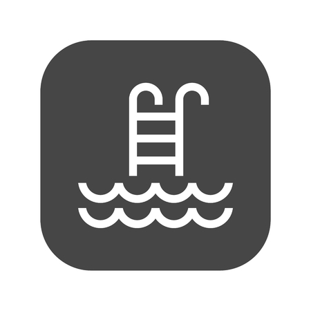 Pool vector icon isolatedのイラスト素材