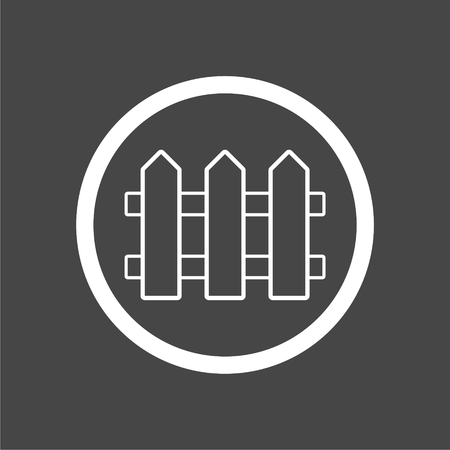 Fence icon, Fence icon Vector, Fence icon Artのイラスト素材