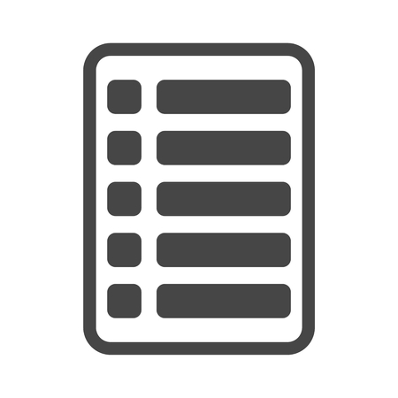 Check list icon, List sign iconのイラスト素材