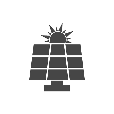Solar energy panelのイラスト素材